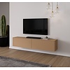 Levana Caramel Beige TV Wandmeubel 203 cm