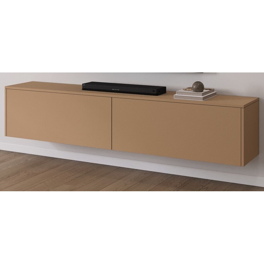 Levana Caramel Beige TV Wandmeubel 203 cm