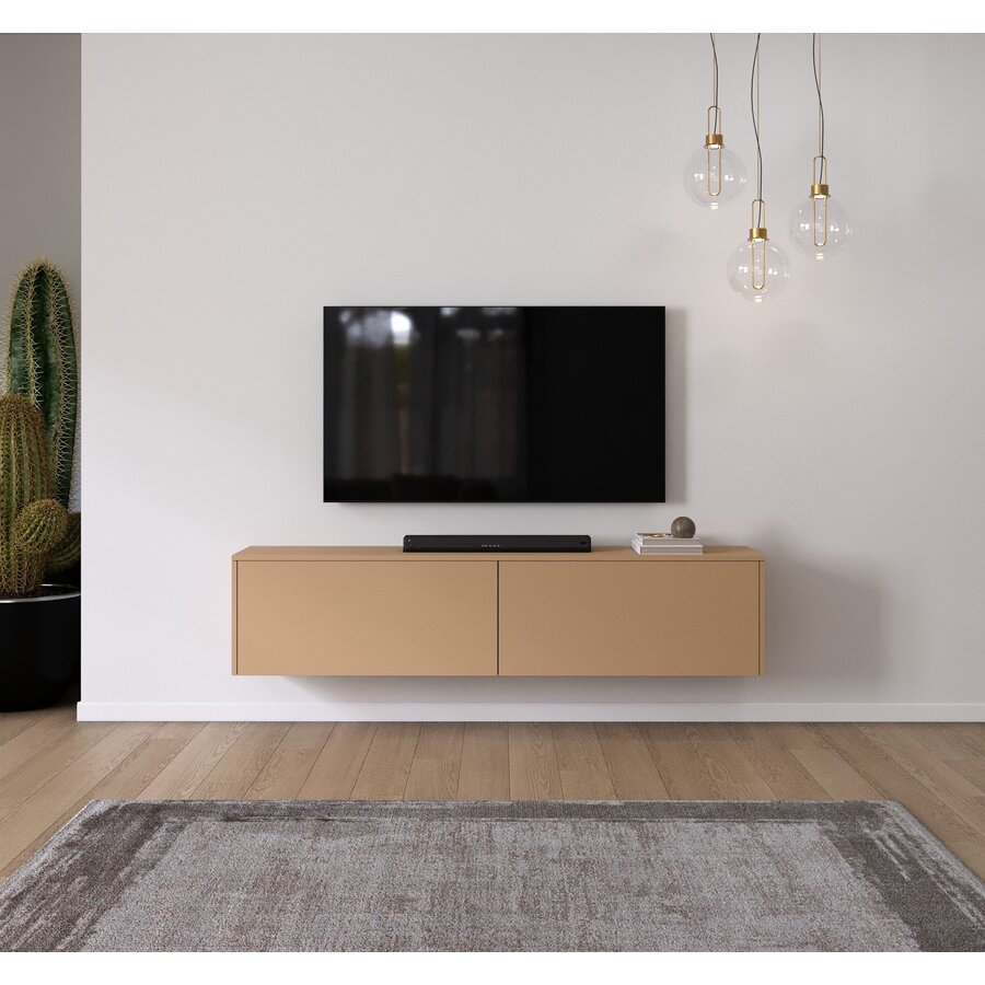 Levana Caramel Beige TV Wandmeubel 183 cm