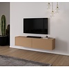 Levana Caramel Beige TV Wandmeubel 183 cm