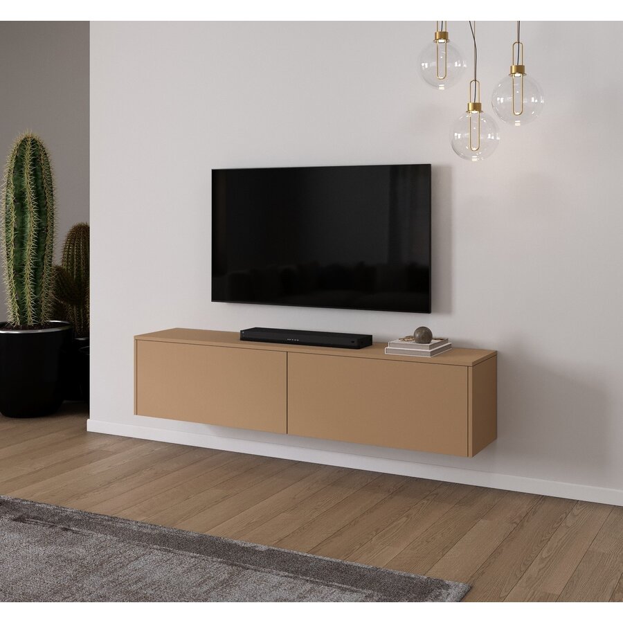 Levana Caramel Beige TV Wandmeubel 183 cm