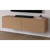 Levana Caramel Beige TV Wandmeubel 163 cm