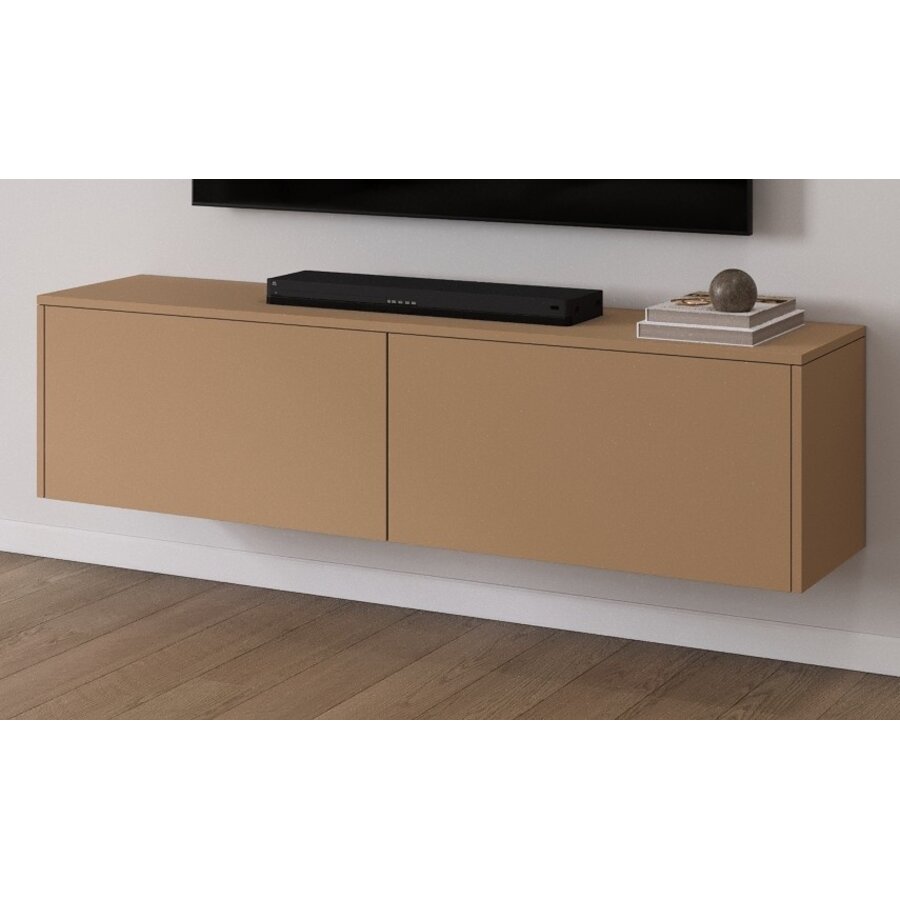 Levana Caramel Beige TV Wandmeubel 163 cm