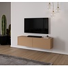 Levana Caramel Beige TV Wandmeubel 163 cm