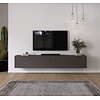 Levana Donkerbruin TV Wandmeubel 243 cm