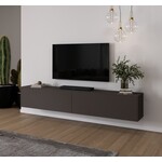 Artego Design Levana Donkerbruin TV Wandmeubel 243 cm