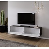 Levana Donkerbruin TV Wandmeubel 203 cm