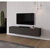 Levana Donkerbruin TV Wandmeubel 203 cm