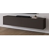 Levana Donkerbruin TV Wandmeubel 203 cm