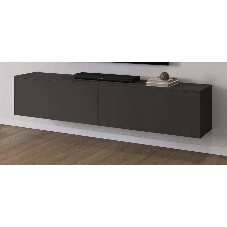 Levana Donkerbruin TV Wandmeubel 203 cm