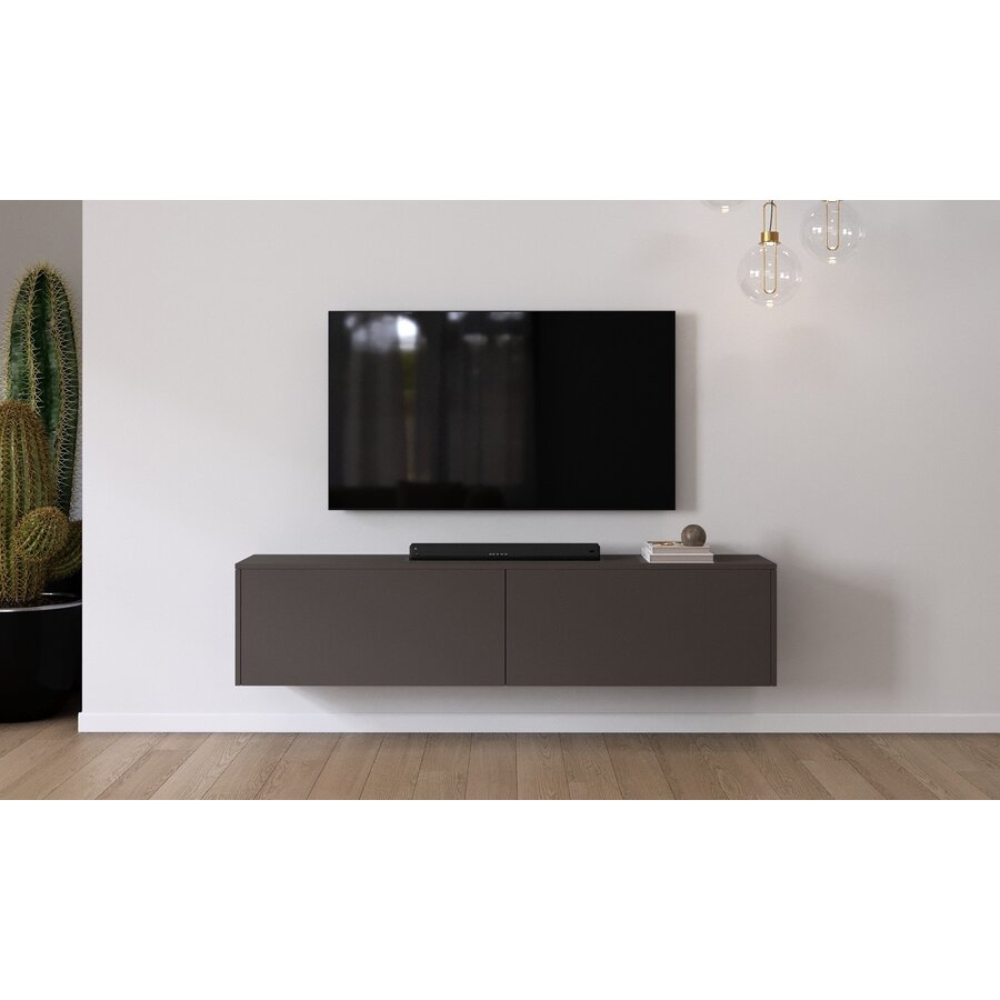 Levana Donkerbruin TV Wandmeubel 183 cm