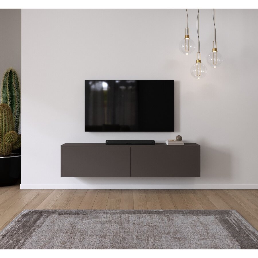 Levana Donkerbruin TV Wandmeubel 183 cm