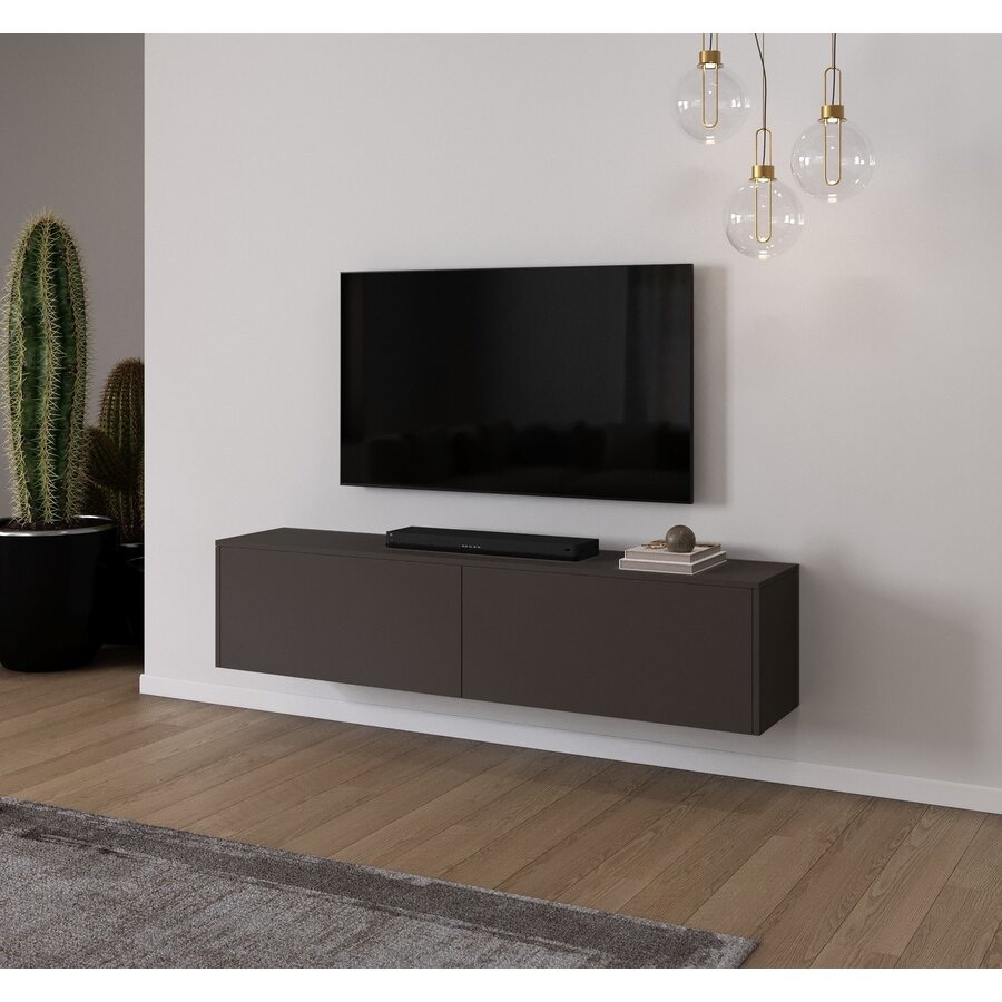 Levana Donkerbruin TV Wandmeubel 183 cm