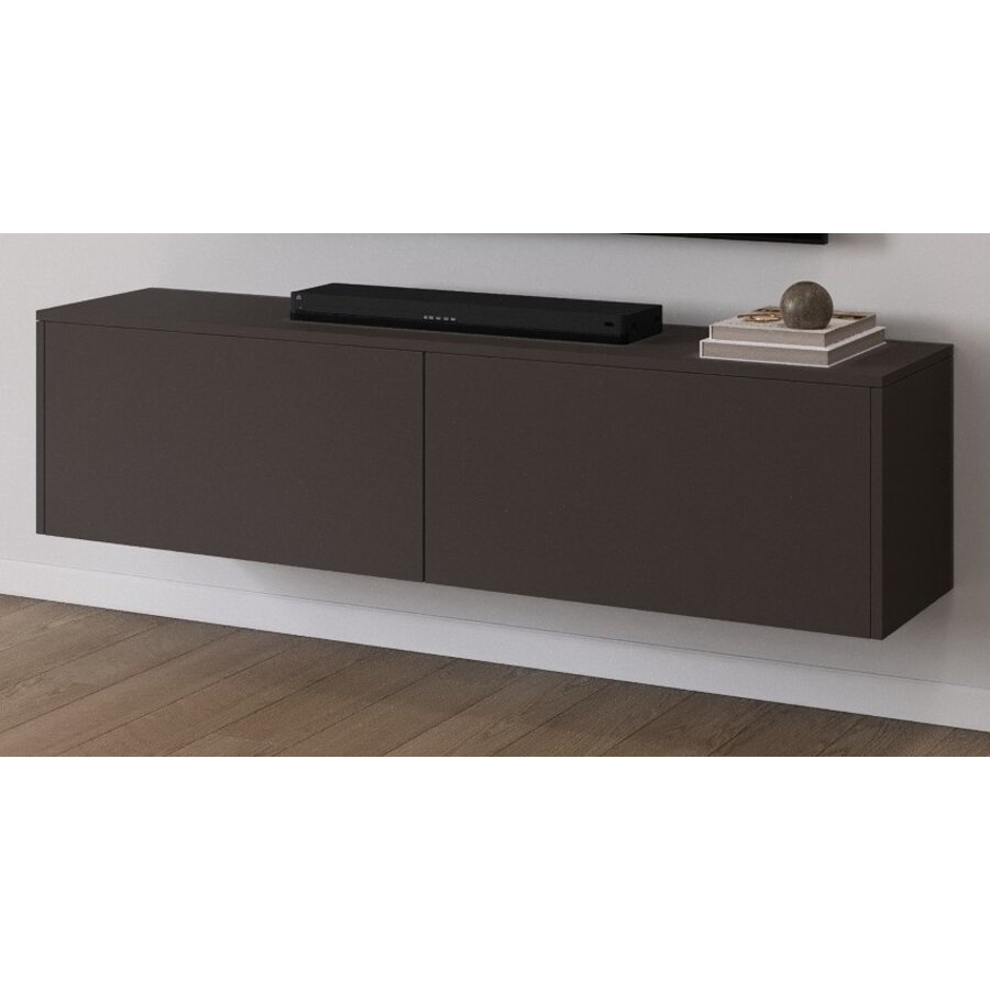 Levana Donkerbruin TV Wandmeubel 163 cm