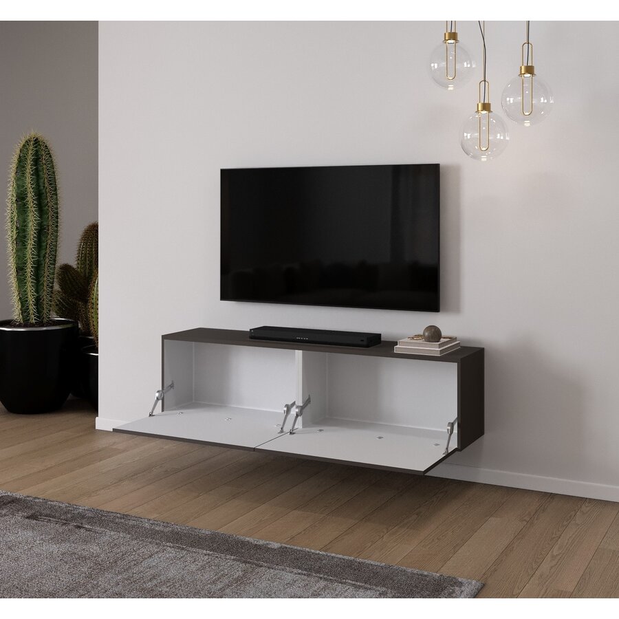Levana Donkerbruin TV Wandmeubel 163 cm