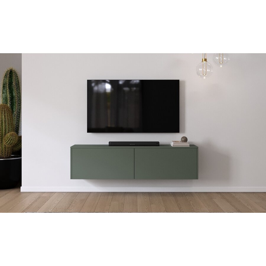 Levana Pastell Eucalyptus TV Wandmeubel 163 cm