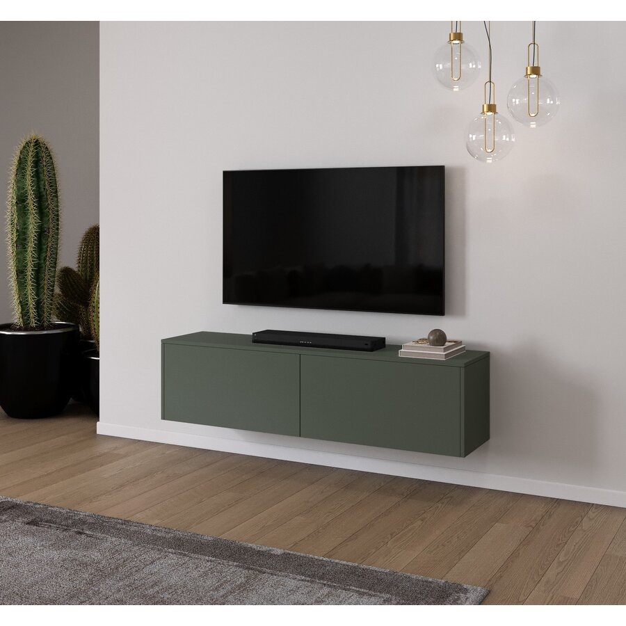 Levana Pastell Eucalyptus TV Wandmeubel 163 cm