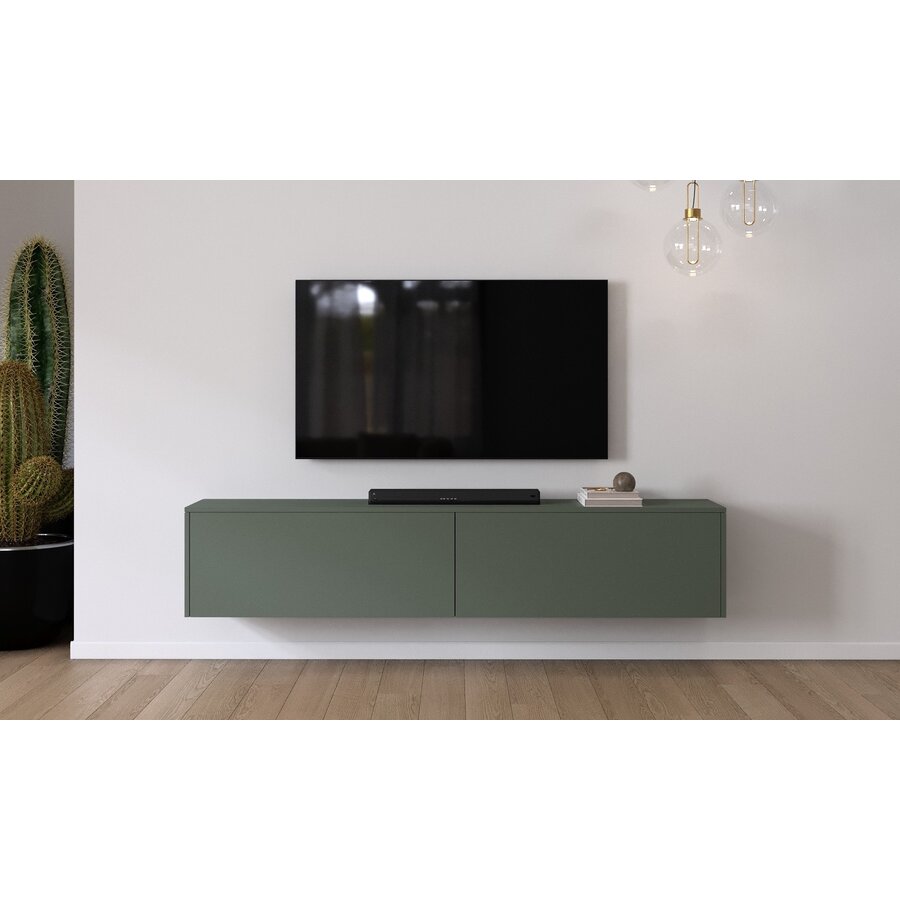 Levana Pastell Eucalyptus TV Wandmeubel 203 cm