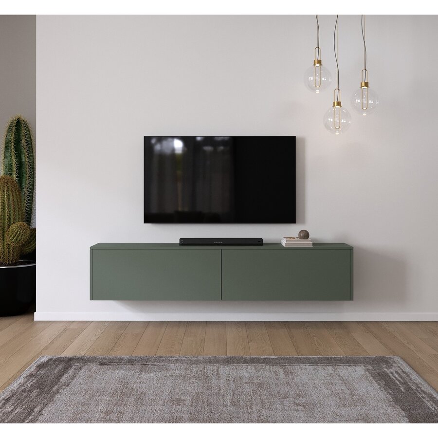 Levana Pastell Eucalyptus TV Wandmeubel 203 cm