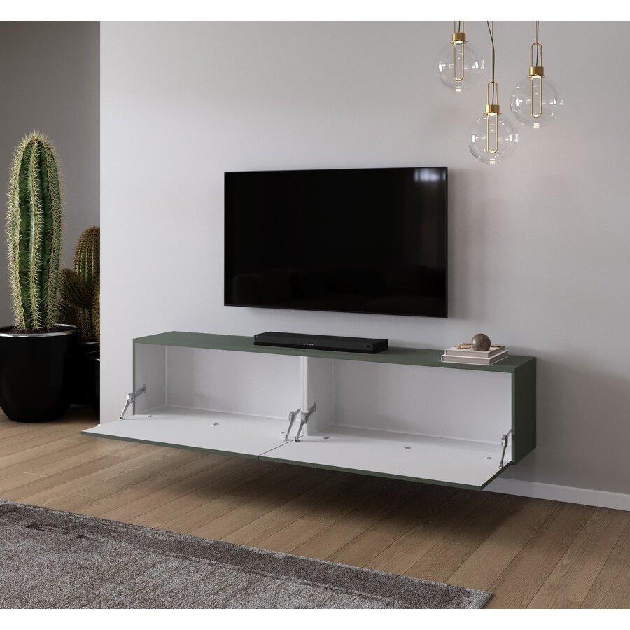 Levana Pastell Eucalyptus TV Wandmeubel 203 cm