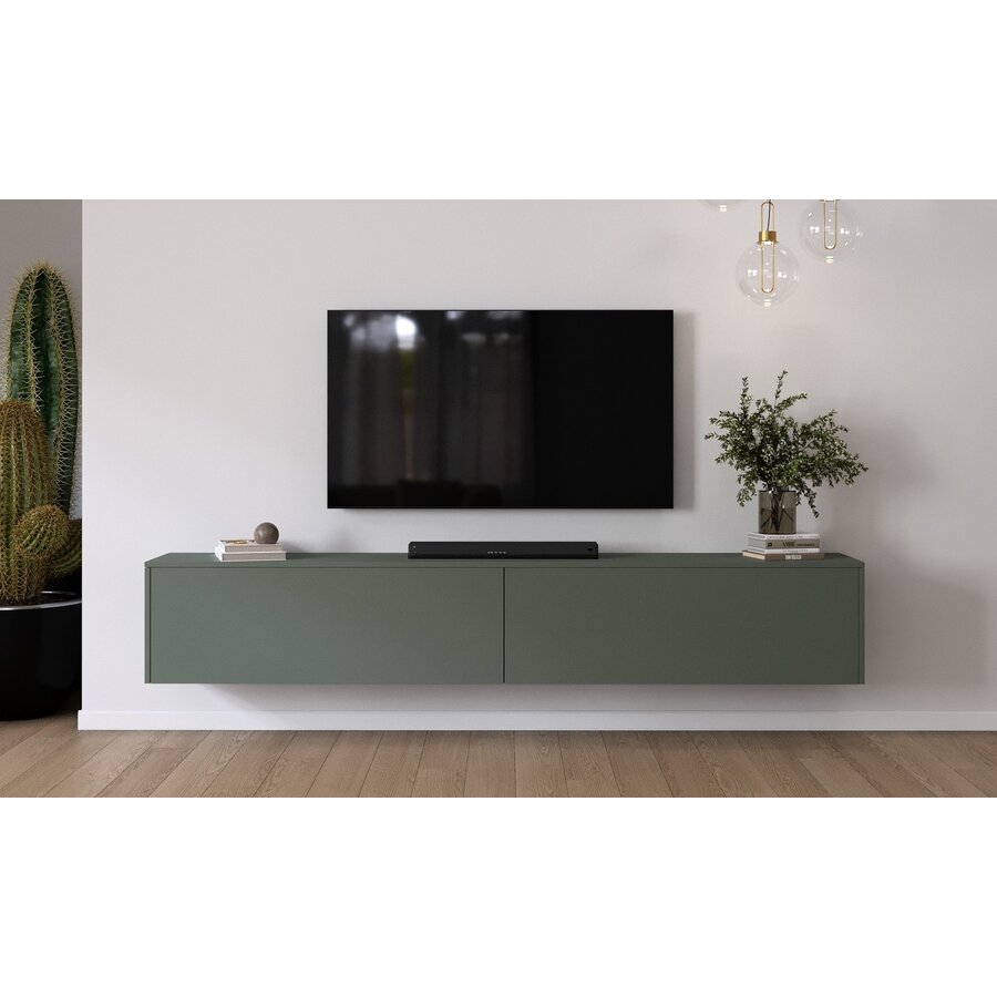Levana Pastell Eucalyptus TV Wandmeubel 243 cm