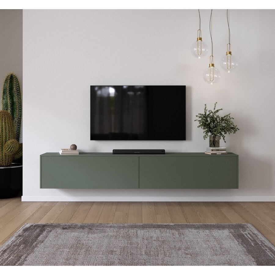 Levana Pastell Eucalyptus TV Wandmeubel 243 cm