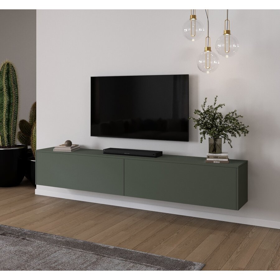 Levana Pastell Eucalyptus TV Wandmeubel 243 cm