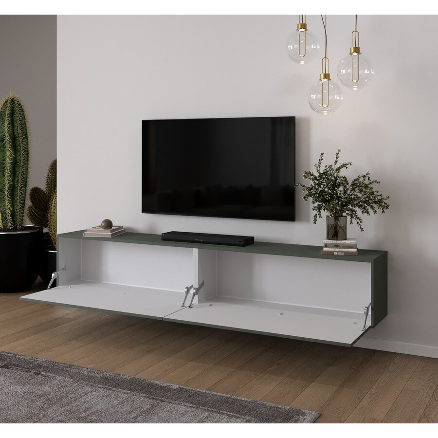 Levana Pastell Eucalyptus TV Wandmeubel 243 cm