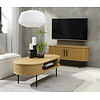 Nola Eiken Salontafel Ovaal 120 cm