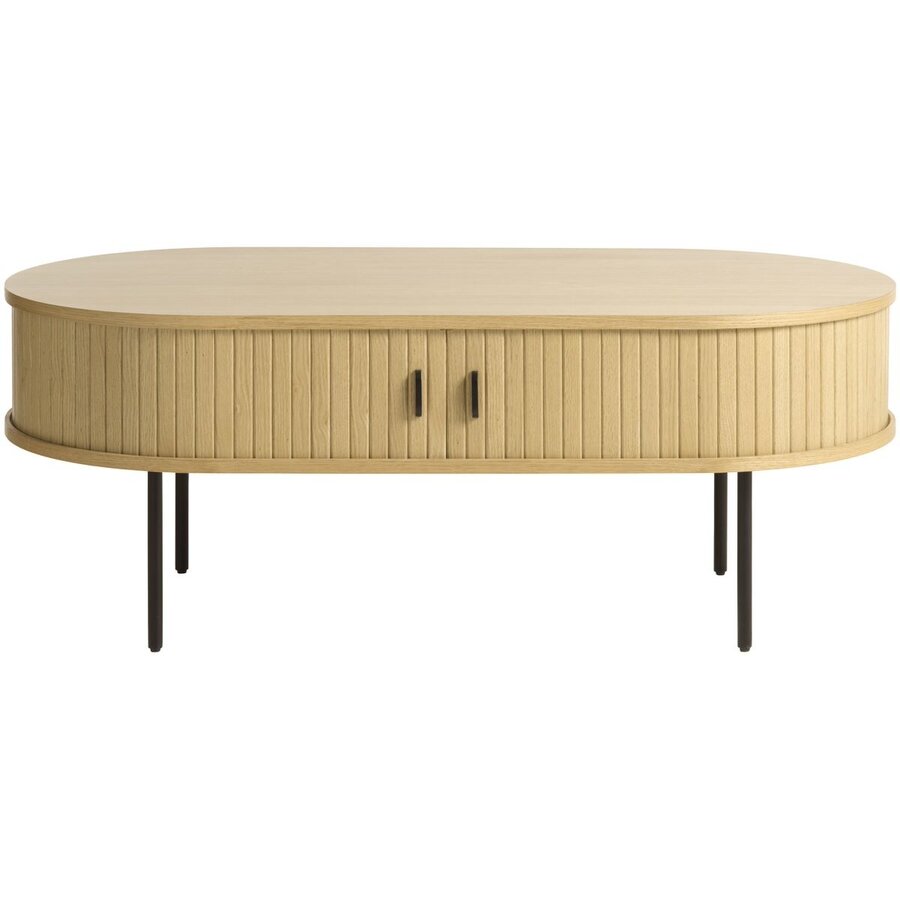 Nola Eiken Salontafel Ovaal 120 cm