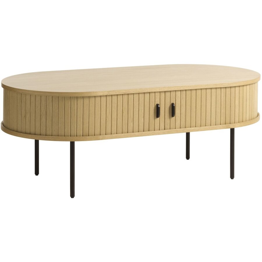 Nola Eiken Salontafel Ovaal 120 cm