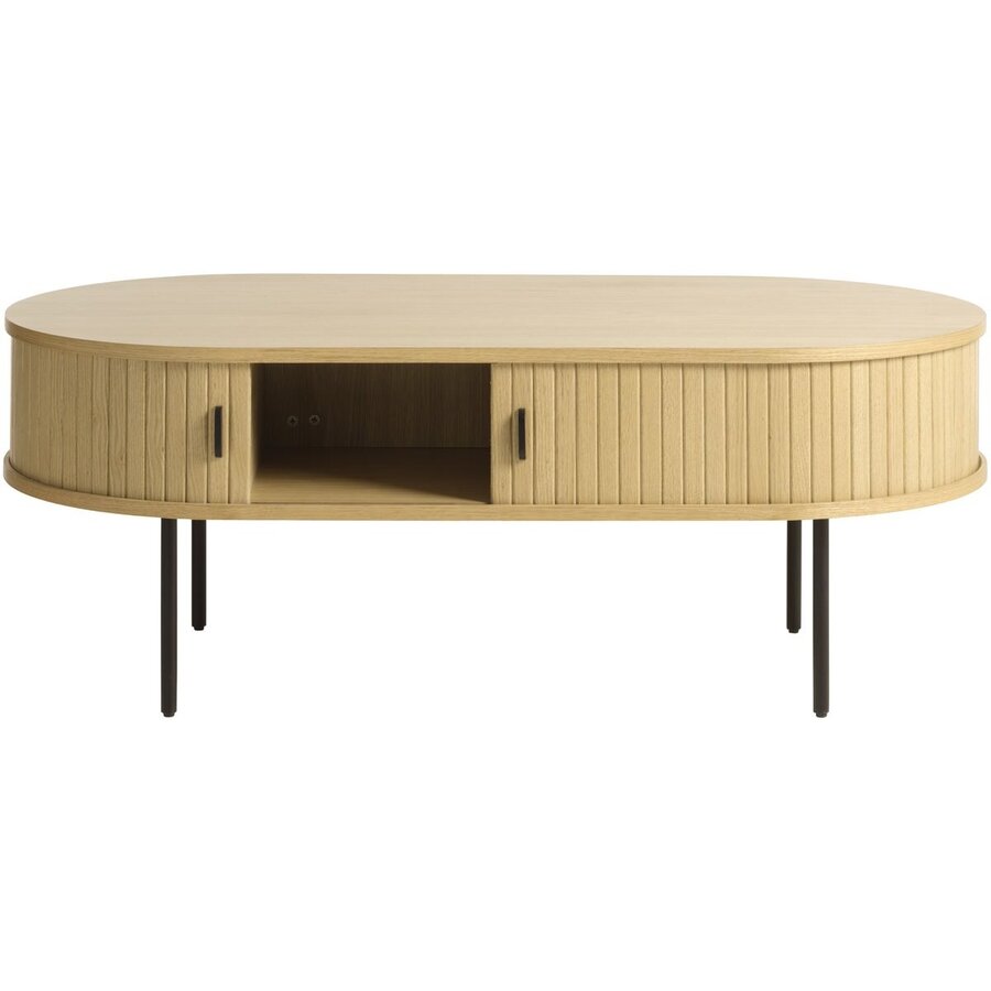 Nola Eiken Salontafel Ovaal 120 cm