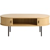 Nola Eiken Salontafel Ovaal 120 cm