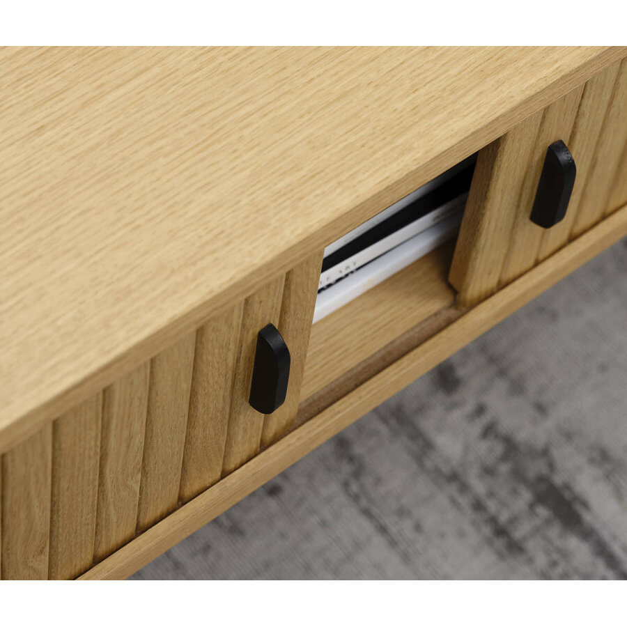 Nola Eiken Salontafel Ovaal 120 cm