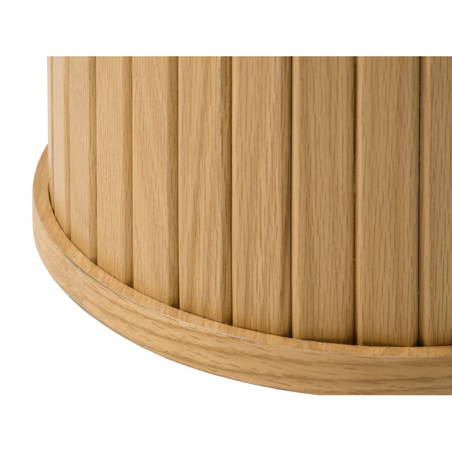 Nola Eiken Bijzettafel Rond Ø50 cm