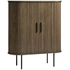 Nola Opbergkast Gerookt Eiken W100 cm Nola Opbergkast Gerookt Eiken W100 cm