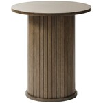 Hygge Interiors Nola Gerookt Eiken Bijzettafel Rond Ø50 cm