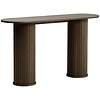 Nola Gerookt Eiken Sidetable Ovaal 130 cm