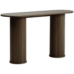 Hygge Interiors Nola Gerookt Eiken Sidetable Ovaal 130 cm