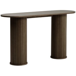 Hygge Interiors Nola Gerookt Eiken Sidetable Ovaal 130 cm