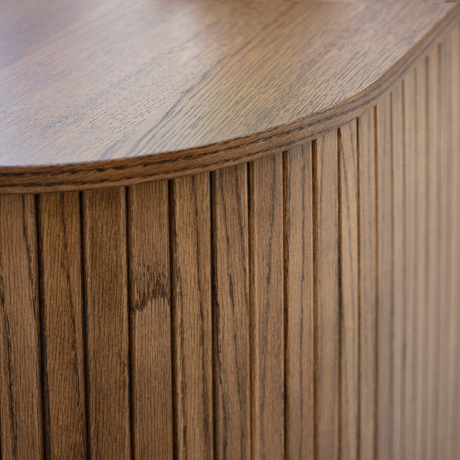 Nola Gerookt Eiken Dressoir W140 cm