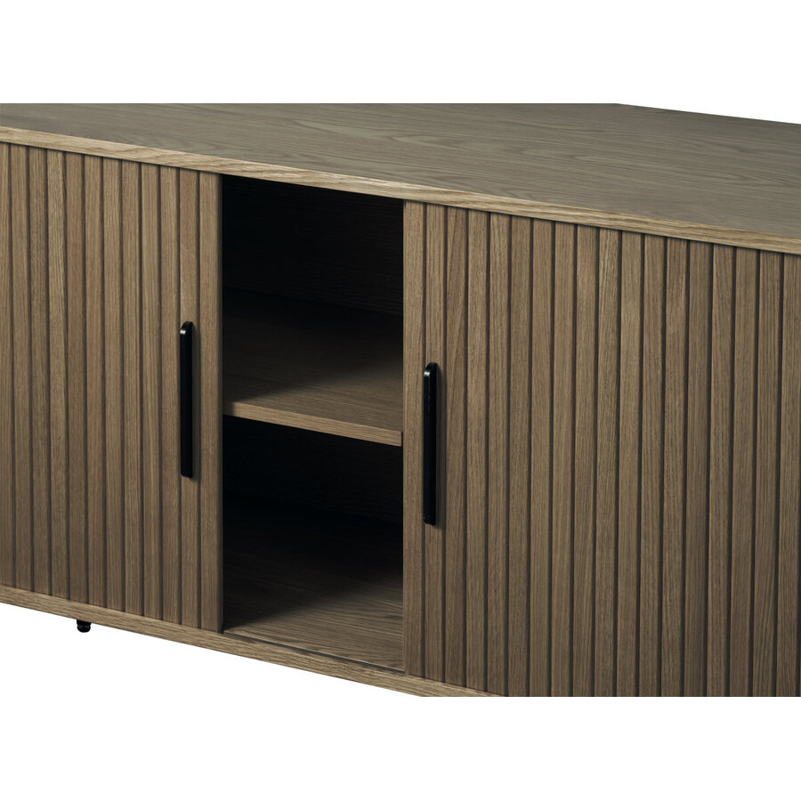 Nola Gerookt Eiken Dressoir W180 cm