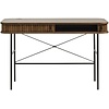 Nola Gerookt Eiken Bureautafel 60x120 cm