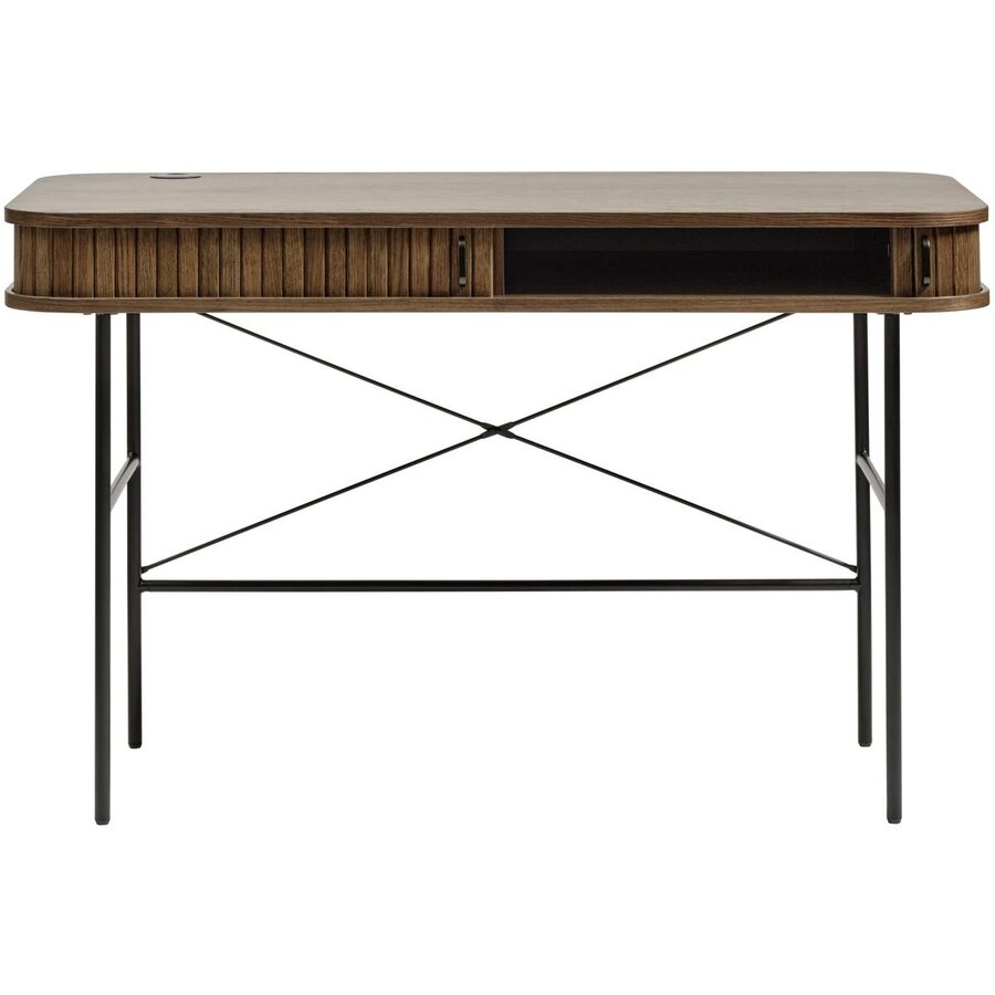 Nola Gerookt Eiken Bureautafel 60x120 cm