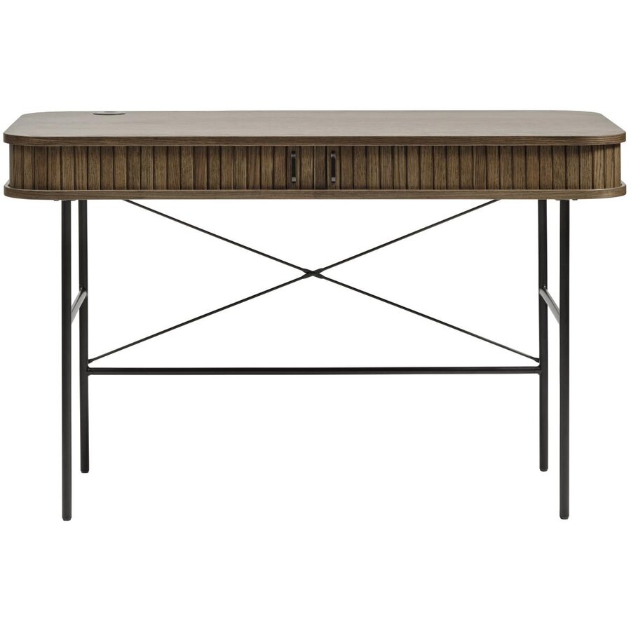 Nola Gerookt Eiken Bureautafel 60x120 cm