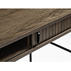 Nola Gerookt Eiken Bureautafel 60x120 cm