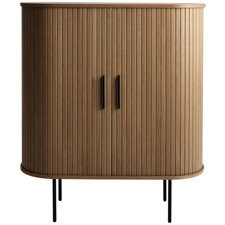 Nola Barkast Gerookt Eiken W100 cm