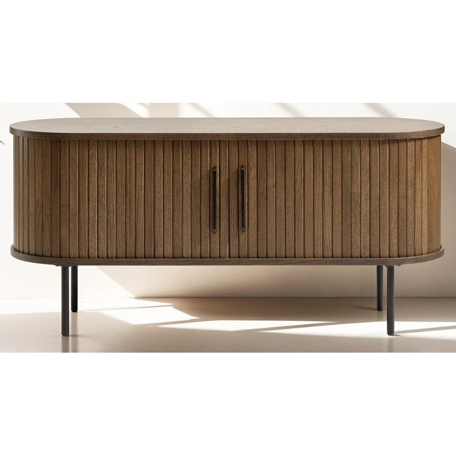 Nola 120 cm TV Meubel Gerookt Eiken