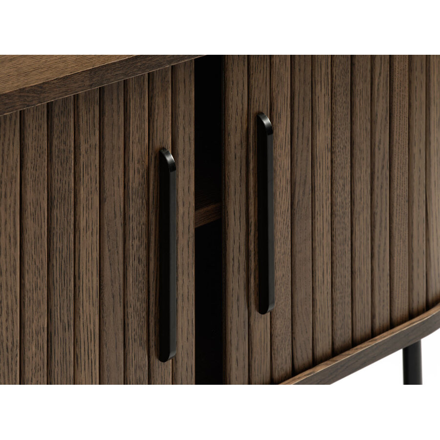 Nola 120 cm TV Meubel Gerookt Eiken