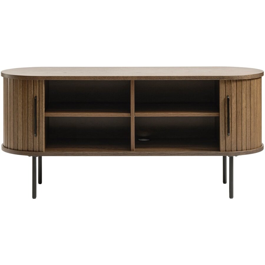 Nola 120 cm TV Meubel Gerookt Eiken